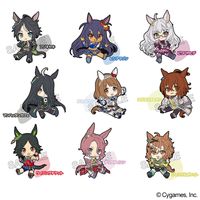 ウマ娘 プリティーダービー_ぺたん娘トレーディングラバーストラップ