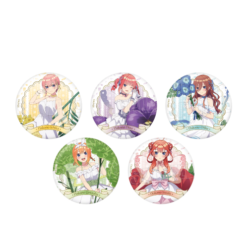 五等分の花嫁∽_トレーディング缶バッジ Flower Fairy Ver.【BOX/5個入り】