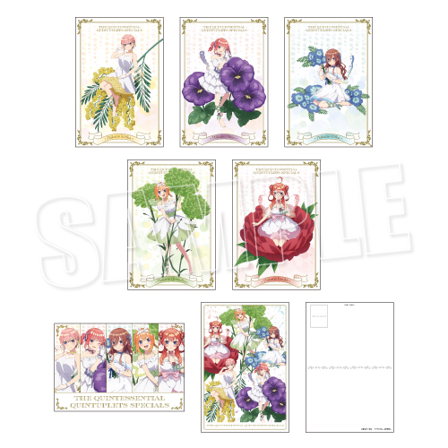 五等分の花嫁∽_ポストカードセット Flower Fairy Ver.