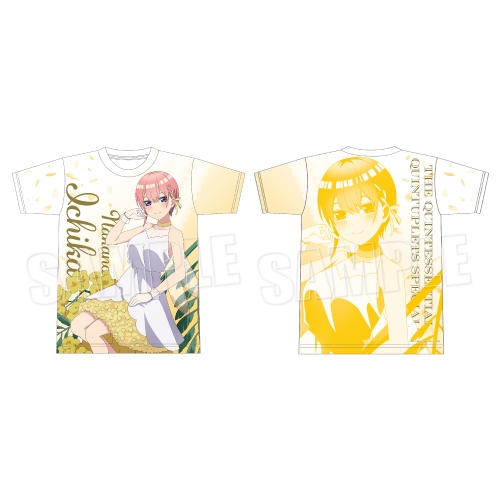 五等分の花嫁∽_フルグラフィックTシャツ Flower Fairy Ver. 中野一花