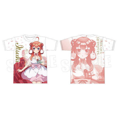 五等分の花嫁∽_フルグラフィックTシャツ Flower Fairy Ver. 中野五月