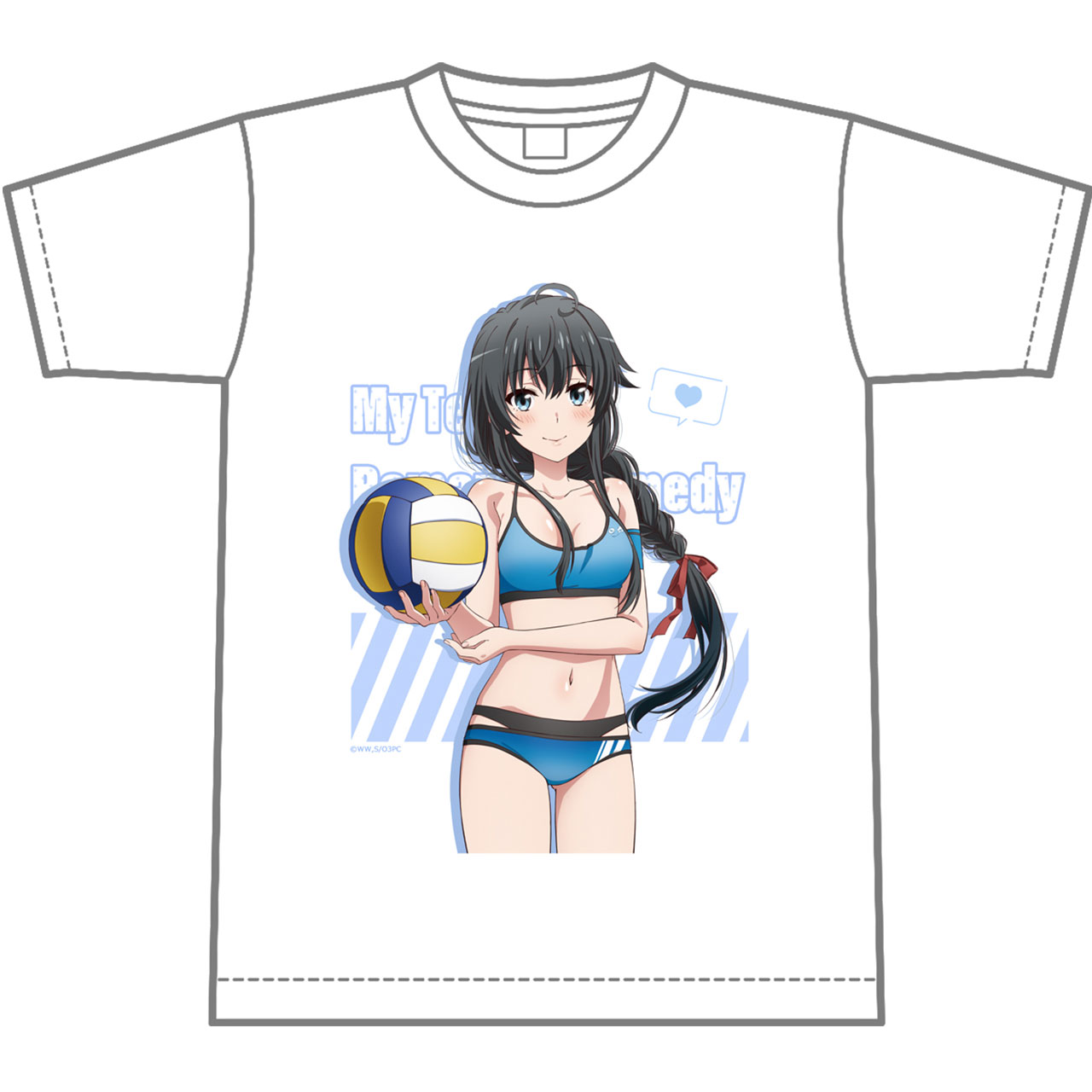 やはり俺の青春ラブコメはまちがっている。完_Mサイズ_【描き下ろし】Tシャツ　雪乃(ビーチバレー)