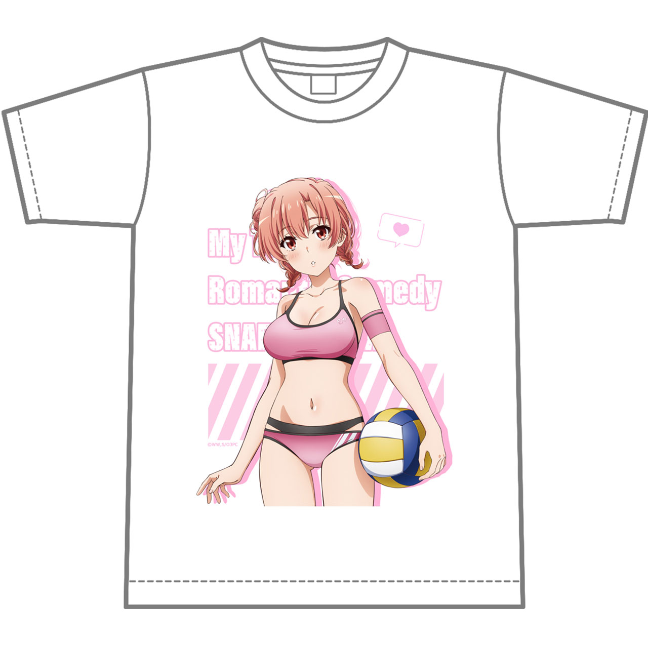 やはり俺の青春ラブコメはまちがっている。完_Mサイズ_【描き下ろし】Tシャツ 結衣(ビーチバレー)