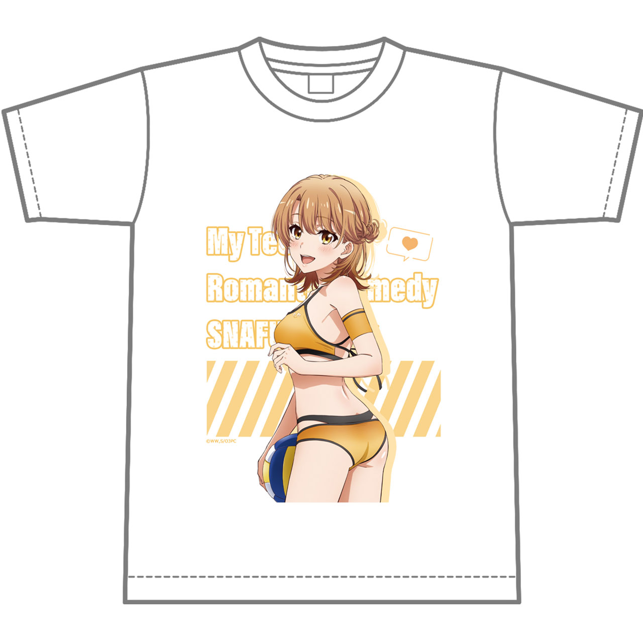 やはり俺の青春ラブコメはまちがっている。完_Lサイズ_【描き下ろし】Tシャツ いろは(ビーチバレー)