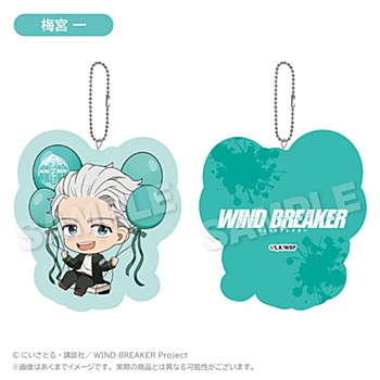 WIND BREAKER_ダイカットクッションキーホルダー ばるんこVer. 梅宮一