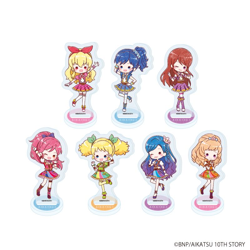 アイカツ！_アクリルぷちスタンド 07/スクールドレスver. BOX(全7種
