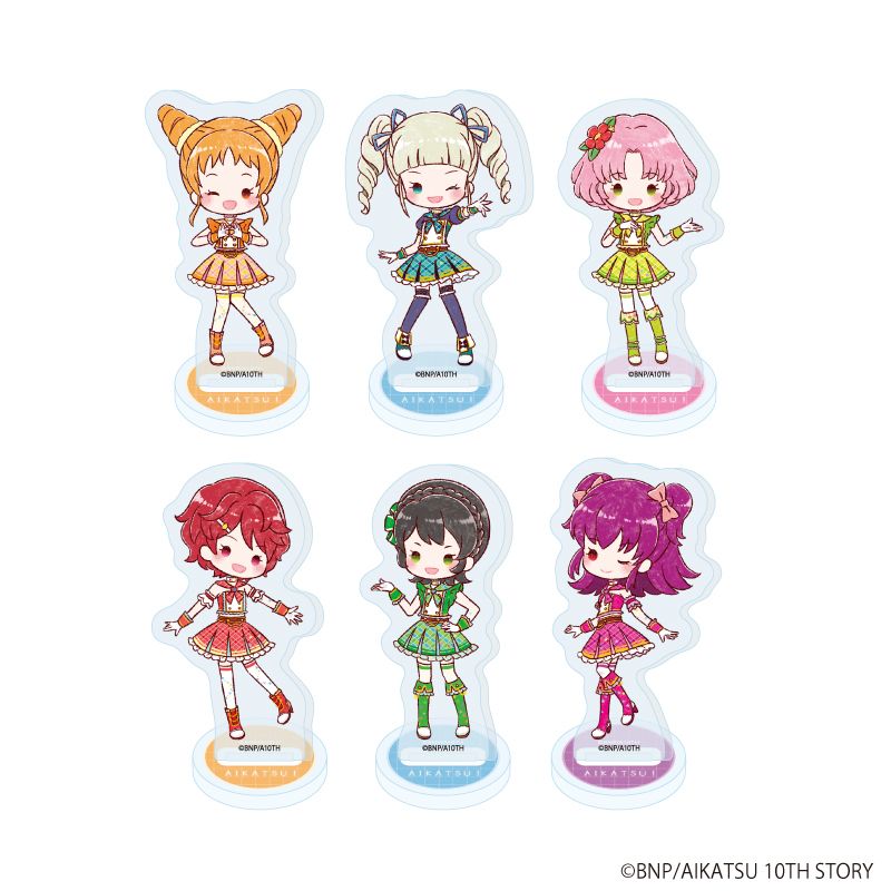 アイカツ！_アクリルぷちスタンド 08/スクールドレスver. BOX(全6種