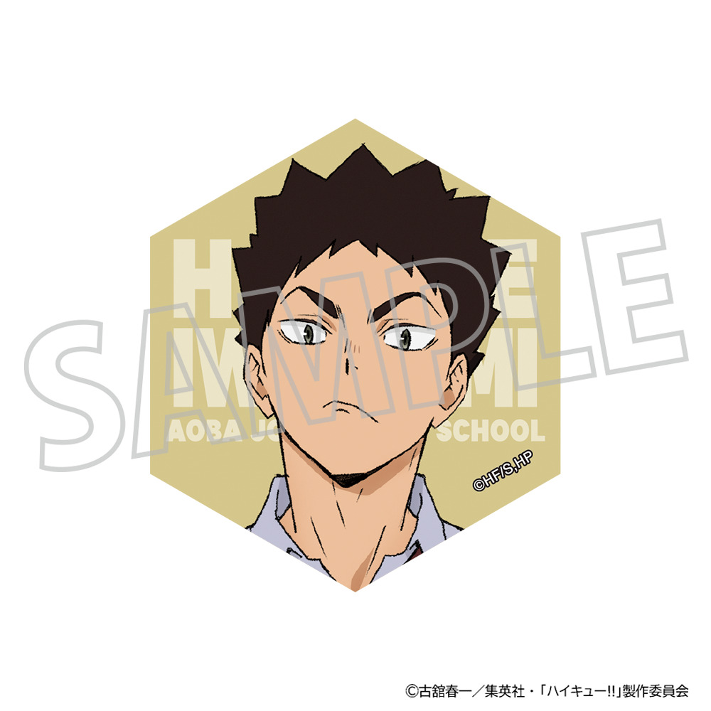 ハイキュー!!_六角形アクリルマグネット／岩泉 一