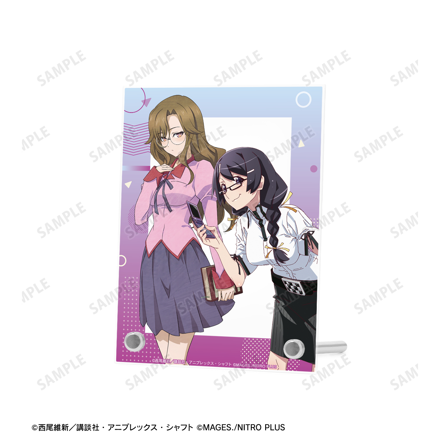 シュタインズゲート 物語シリーズコラボ 7個セット　羽川翼 物語シリーズ×STEINS;GATE』描き下ろし 集合A コラボイラストver