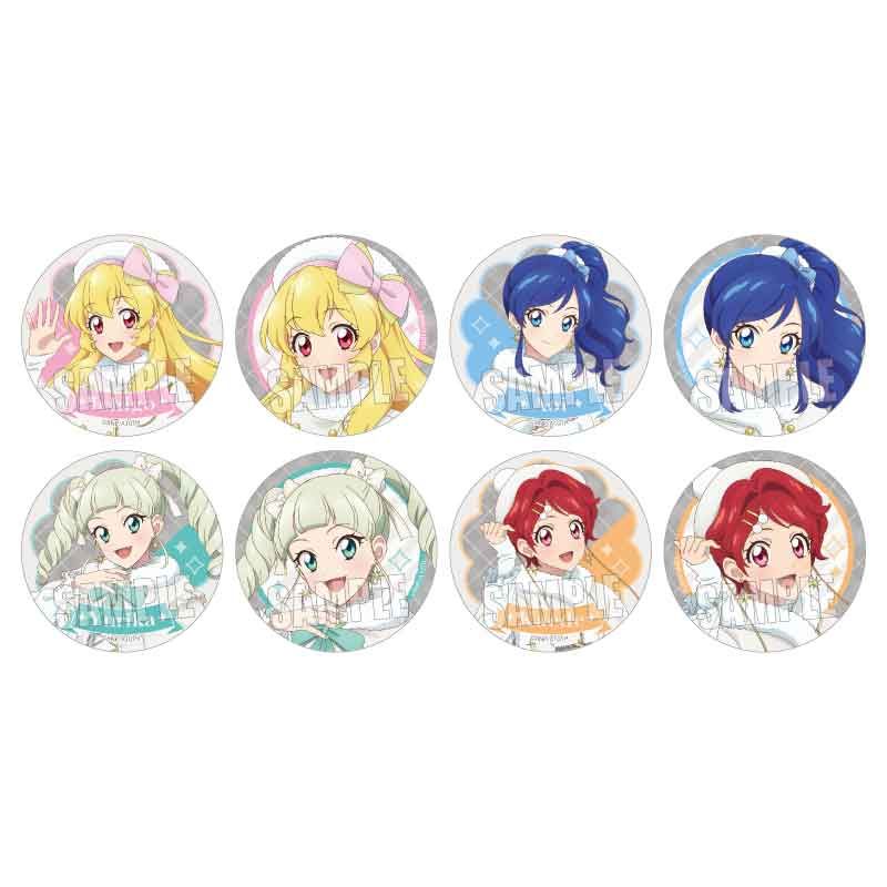 アイカツ 星宮いちご ホワイトポンチョ 缶バッジ アイカツ! 10th STORY ~未来へのSTARWAY~_トレーディング缶バッジ