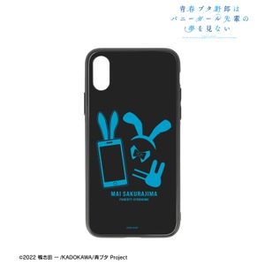 청춘 돼지 놈은 토끼 소녀 선배의 꿈을 꾸지 않는다_(대상 기종/iPhone 13 Pro)_사쿠라지마 마이 모티브 강화 유리 iPhone 케이스