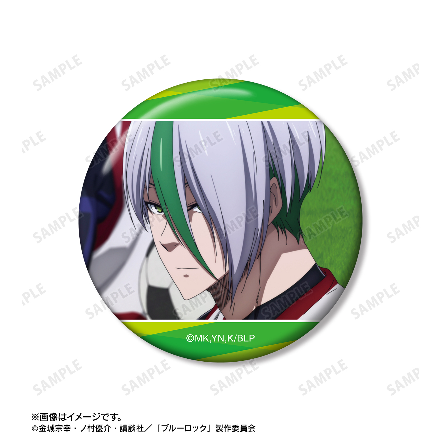 ブルーロック 乙夜影汰 缶バッジ amnibus vol.1 原作絵 30個