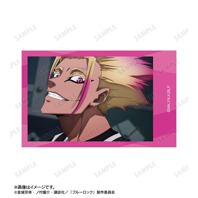 ブルーロック_士道 龍聖 場面写インスタントカメラ風イラストカード2枚