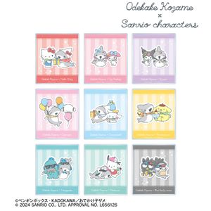 おでかけ子ザメ×サンリオキャラクターズ_トレーディングアクリルカード(単位/コンプリートBOX)【BOX/9パック入り】