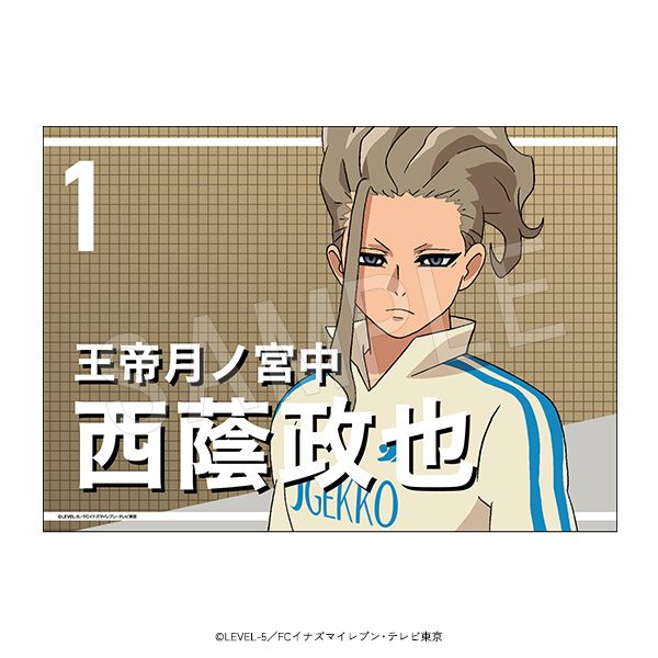 ※らいおん先輩専　新品ケース交換済み　イナズマイレブン/GO/アレス/オリオン/ イナズマイレブン アレスの天秤/オリオンの刻印_応援垂れ幕 西蔭政也