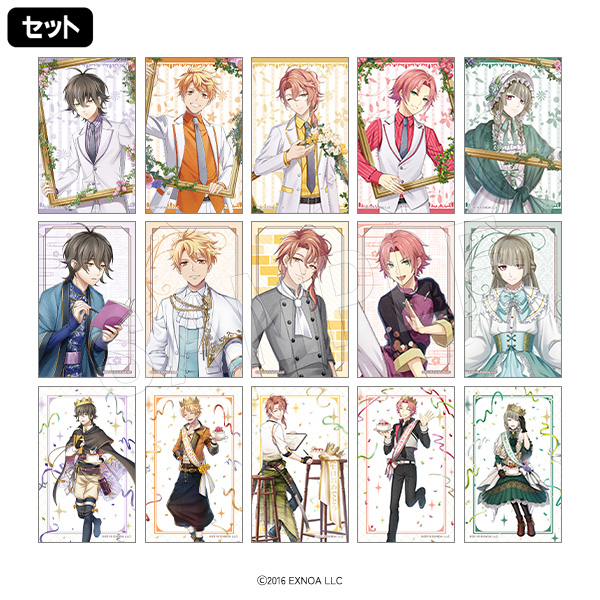 文豪とアルケミスト_トレーディングイラストカード Flower Frame Ver.【BOX/15枚入り】
