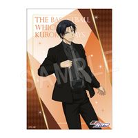 高尾和成 黒スーツ 缶バッジ ポラショット 特典イラストシート 黒子のバスケ_B2布ポスター カフェ黒スーツ2024Ver. 高尾和成 | 黒子の