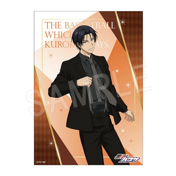 黒子のバスケ_B2布ポスター カフェ黒スーツ2024Ver. 高尾和成 | 黒子の
