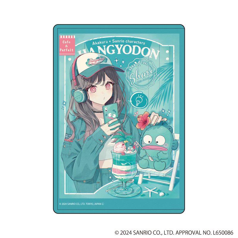 赤倉×はぴだんぶい_キャラクリアケース26/ハンギョドン(コラボイラスト
