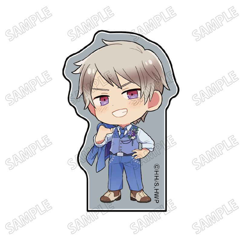 ヘタリア フラワーパレード フラパレ プロイセン 缶バッジ ヘタリア World☆Stars_ミニキャラアクリルブロック【フラワーパレード