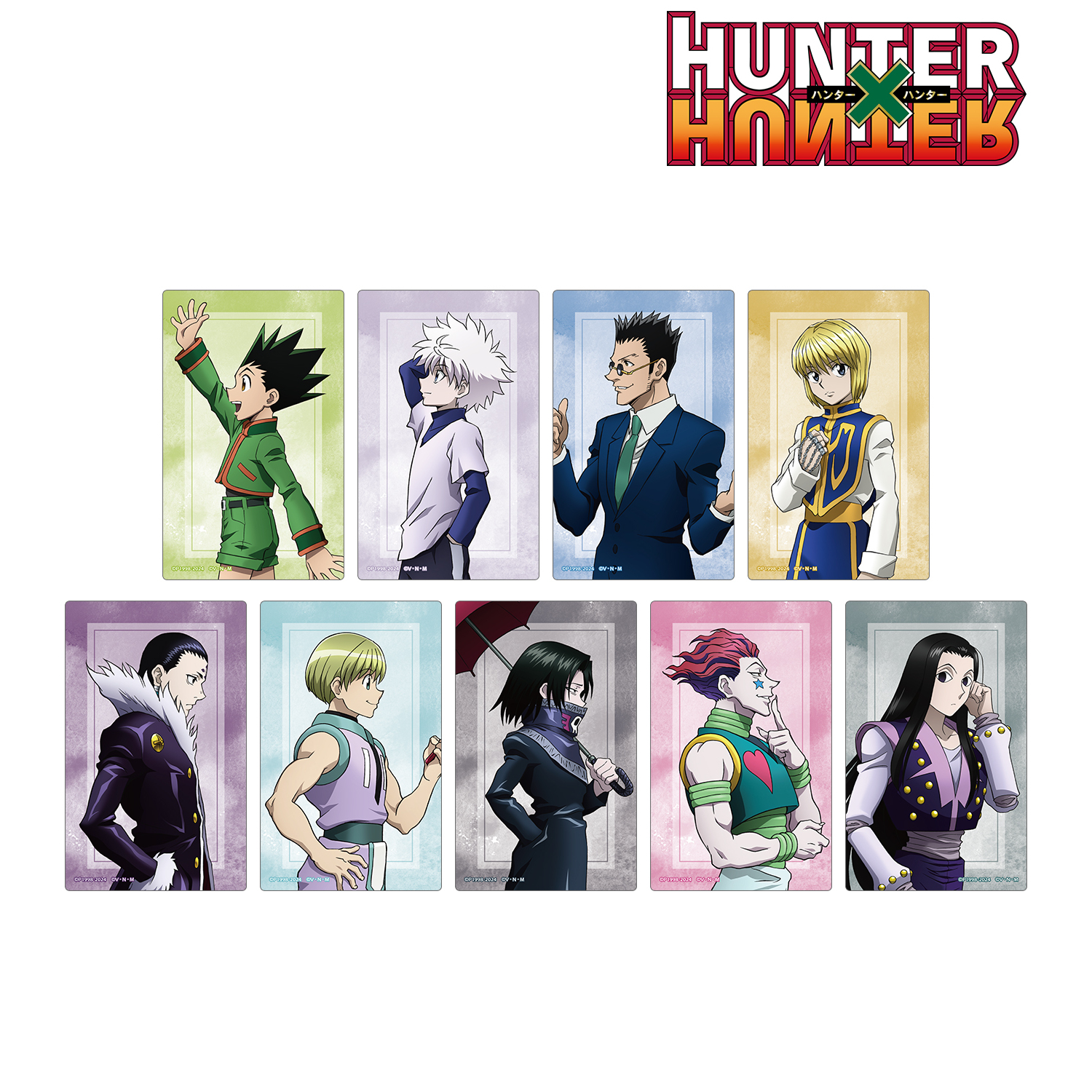 HUNTER×HUNTER_描き下ろし 歩みver. トレーディングカードステッカー(単位/コンプリートBOX/9パック入り)