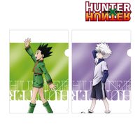 HUNTER×HUNTER 激レア・クリアファイル・新品未開封品 HUNTER×HUNTER_描き下ろし 歩みver. クリアファイル2枚セット ver.A
