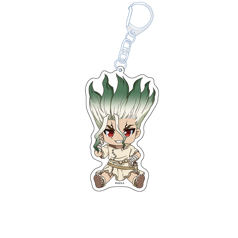 Dr.STONE_ぺたん娘アクリルキーホルダー 石神千空