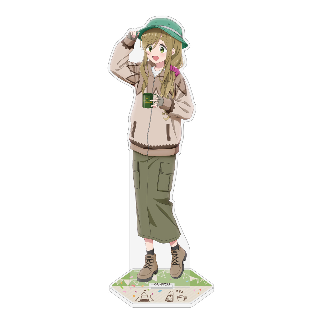 ゆるキャン△ SEASON3_描き下ろし 犬山あおい アクリルスタンド(大) バースデーキャンプVer.