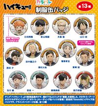 ハイキュー!!_カラパレ 制服 缶バッジ【BOX／13個入り】 | ハイキュー