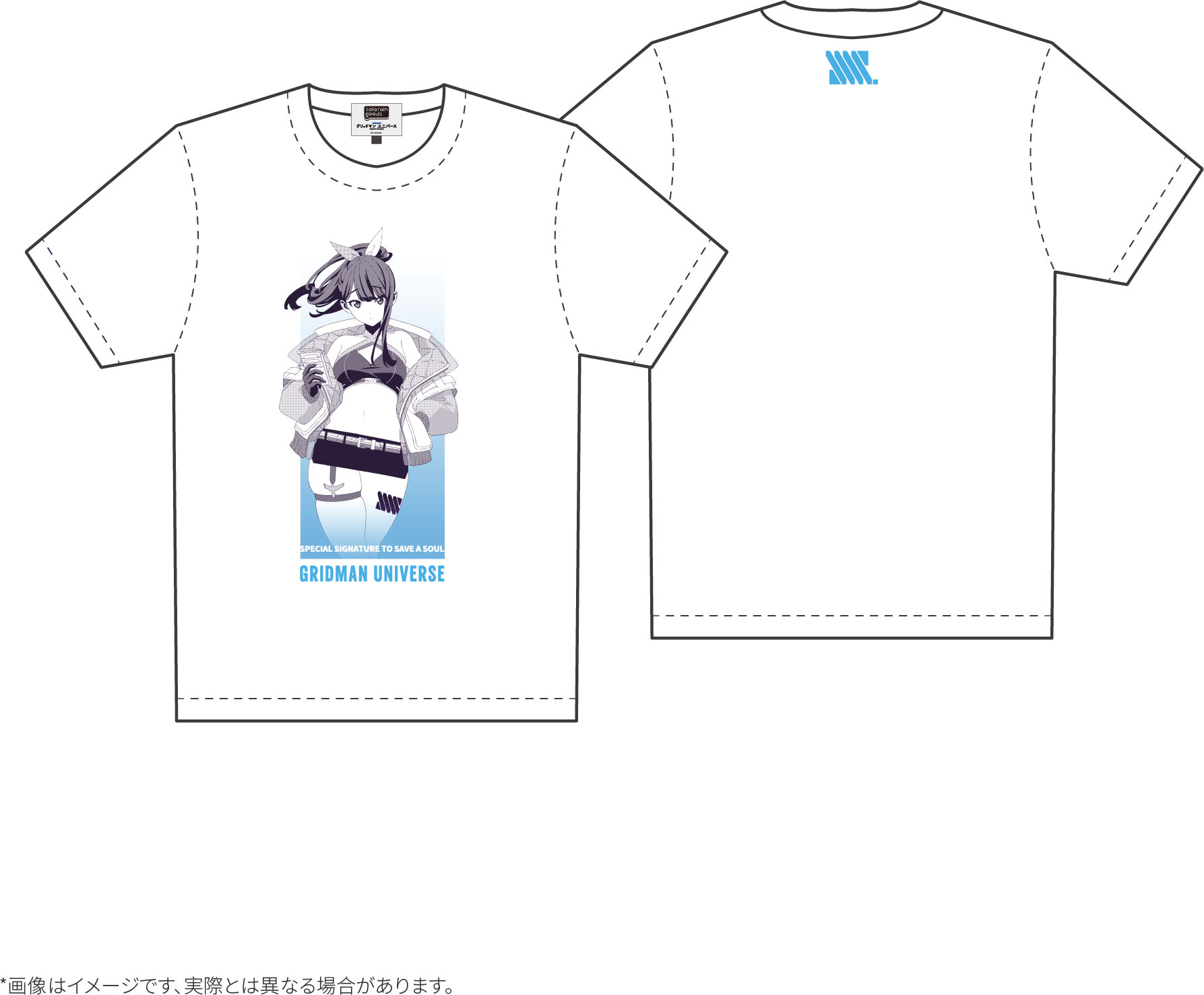 グリッドマン ユニバース_Lサイズ_Dreamy Divas Ver. Tシャツ(A) 宝多六花 