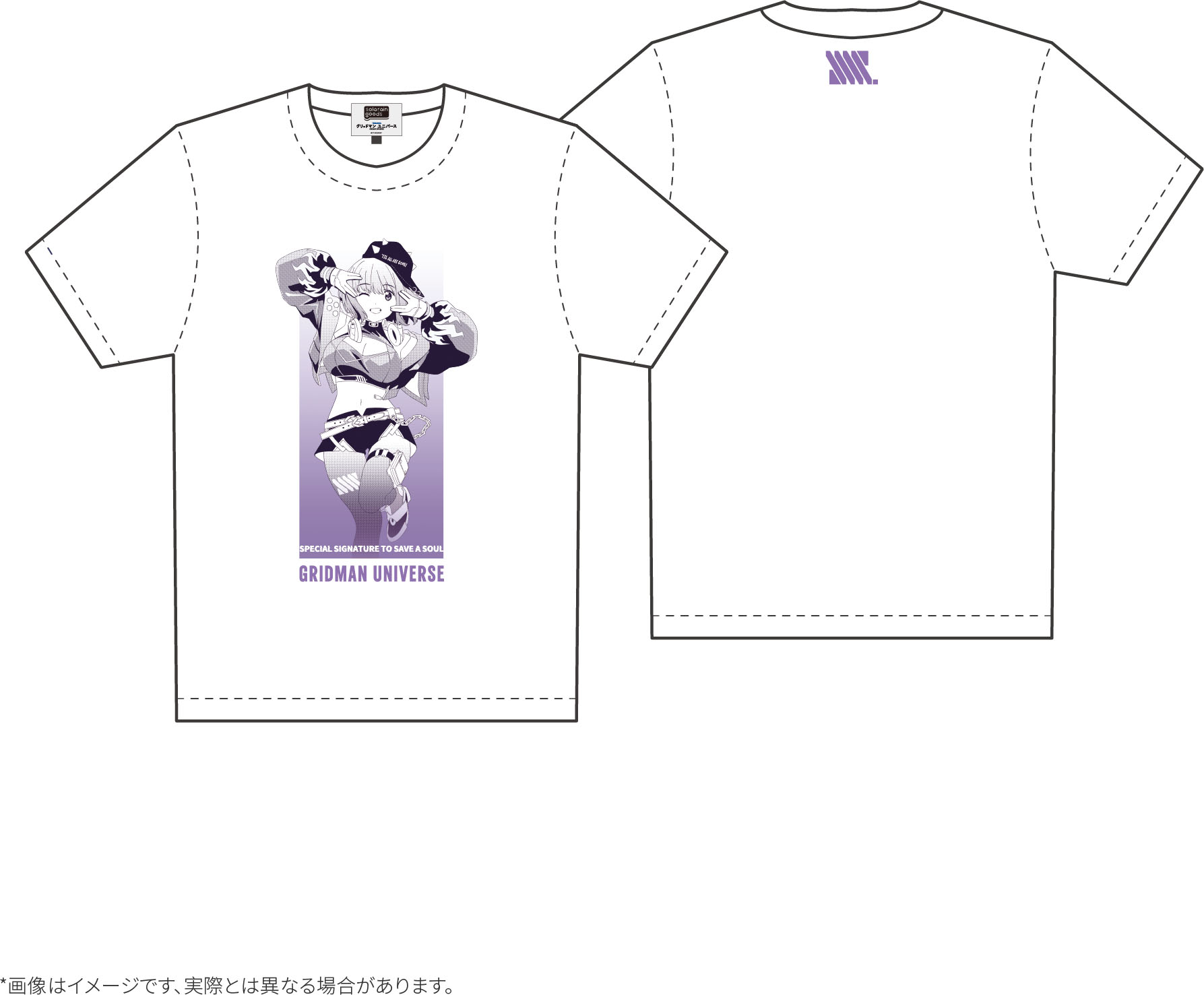 グリッドマン ユニバース_Mサイズ_Dreamy Divas Ver. Tシャツ(A) 新条アカネ