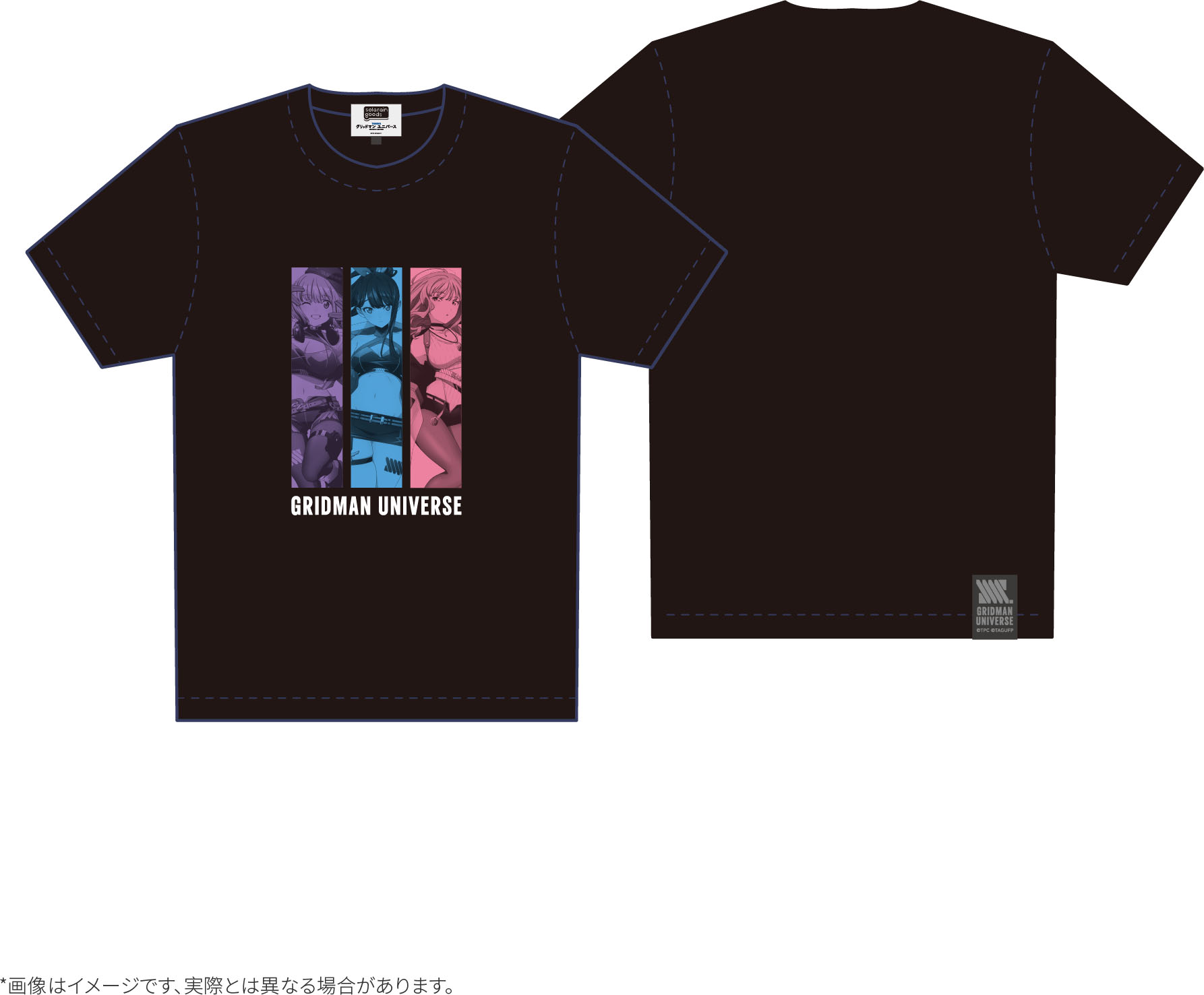 グリッドマン ユニバース_Mサイズ_Dreamy Divas Ver. Tシャツ(B)