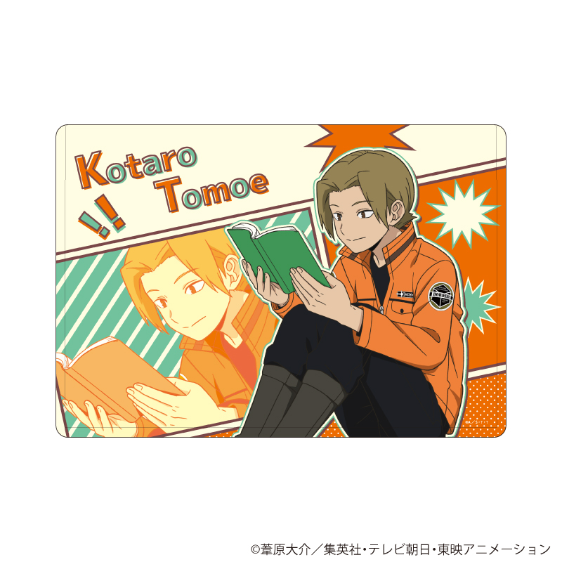 ワールドトリガー_キャラクリアケース49/巴虎太郎　読書ver.(描き下ろしイラスト)