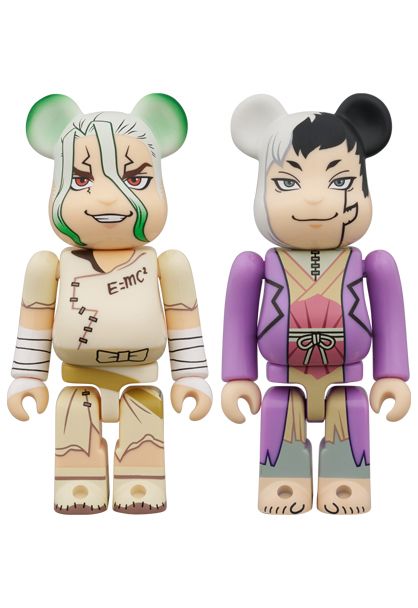 Dr.STONE ドクスト 石神千空 あさぎりゲン グッズ まとめ Dr.STONE_BE@RBRICK 石神千空 & あさぎりゲン 2PCS SET | Dr.STONE