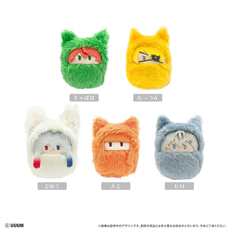 カラフルピーチ_くるみたぴぬいVol.1【コンプリートBOX/5個入り