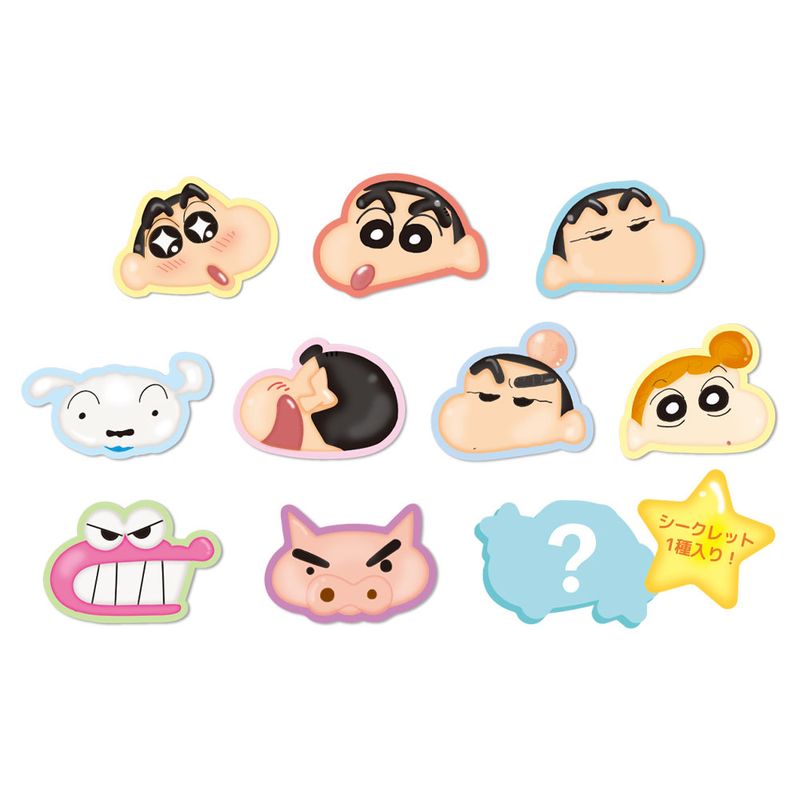 クレヨンしんちゃん_シークレットぷくぷくステッカー【BOX／10個入り