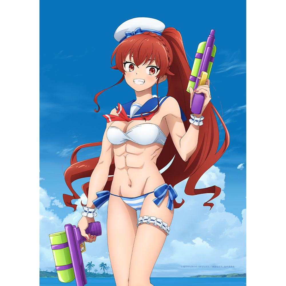 無職転生? ?異世界行ったら本気だす?_描き下ろしB2タペストリー（エリス／マリンセーラー水着）Wスエード