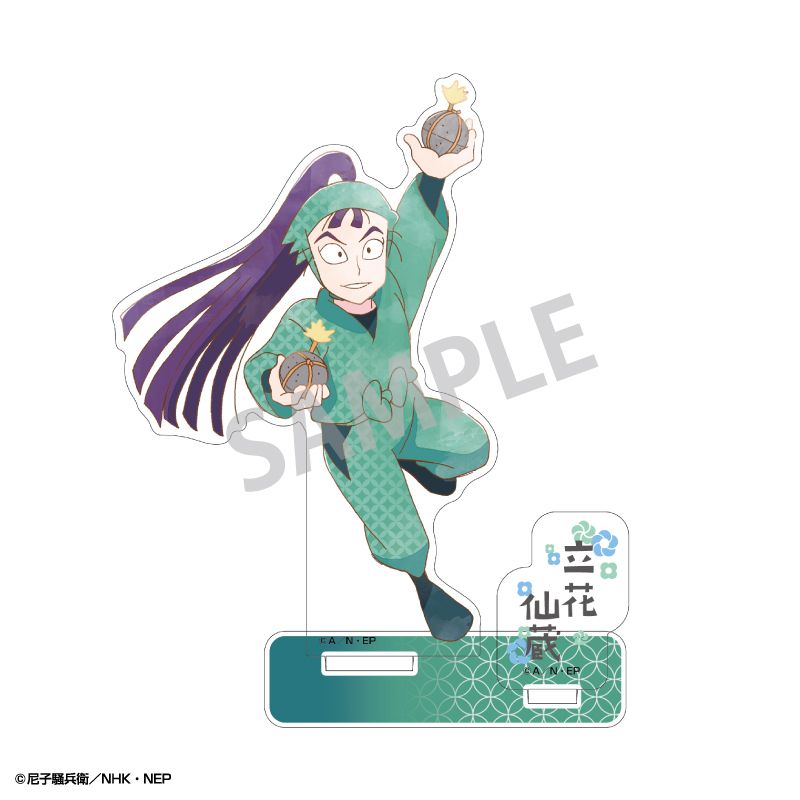 忍たま　仙蔵＆長次&土井　アクリルスタンド　アクスタ 忍たま」立花仙蔵が“締め切り”お知らせ!? 土井先生＆天鬼のアクスタも