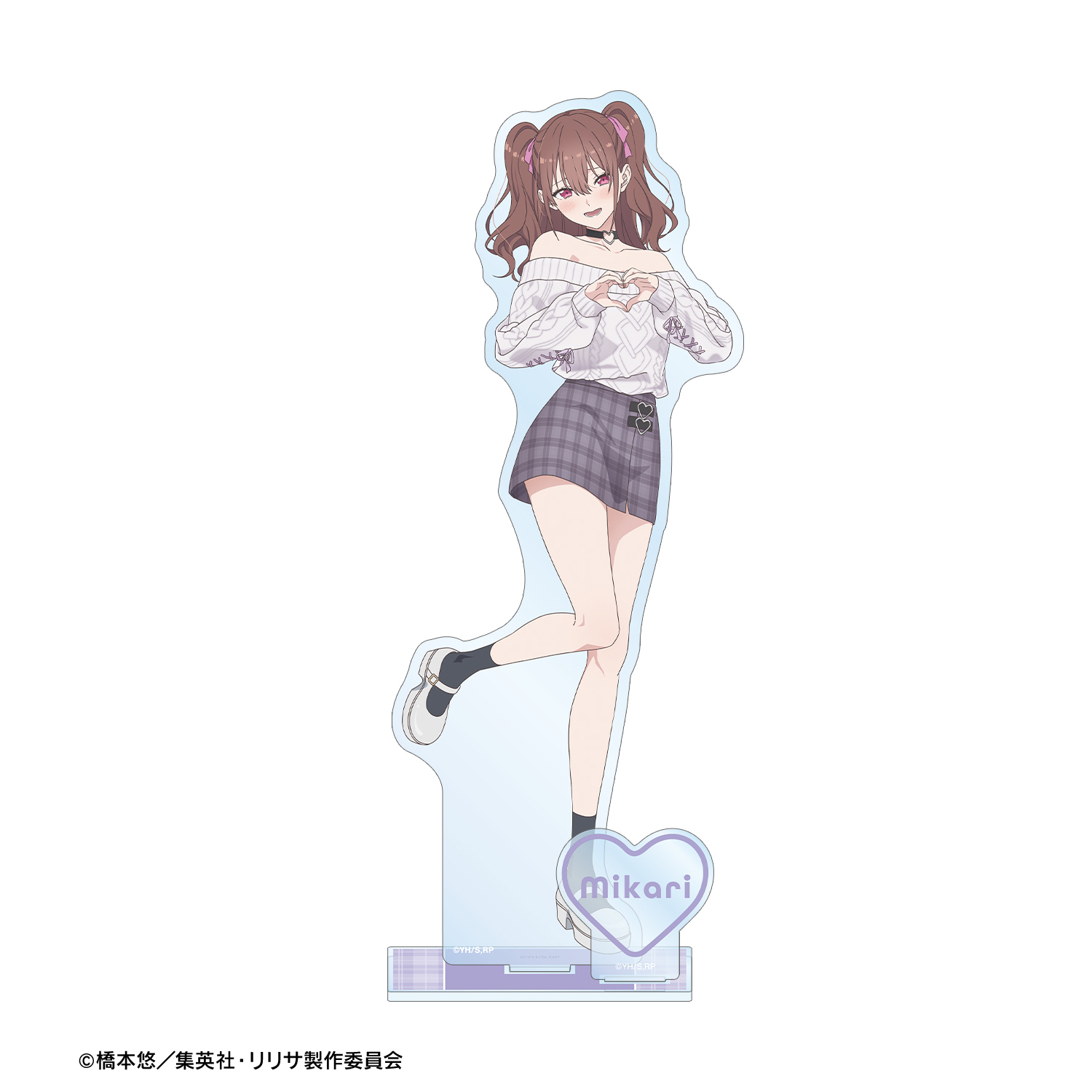 描き下ろし 橘美花莉 チェック柄コーデver. キャラファイングラフ TVアニメ『2.5次元の誘惑』 - 描き下ろし 橘美花莉 チェック柄