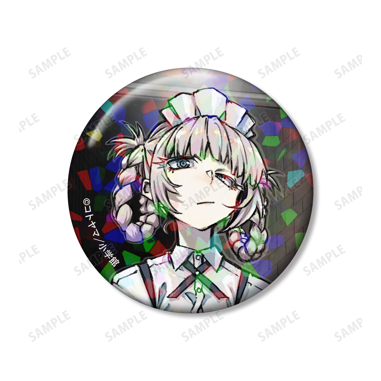 コトヤマ展　七草ナズナ　缶バッジ　2個セット　よふかしのうた よふかしのうた - 七草ナズナ ホログラム缶バッジ2個セット ver