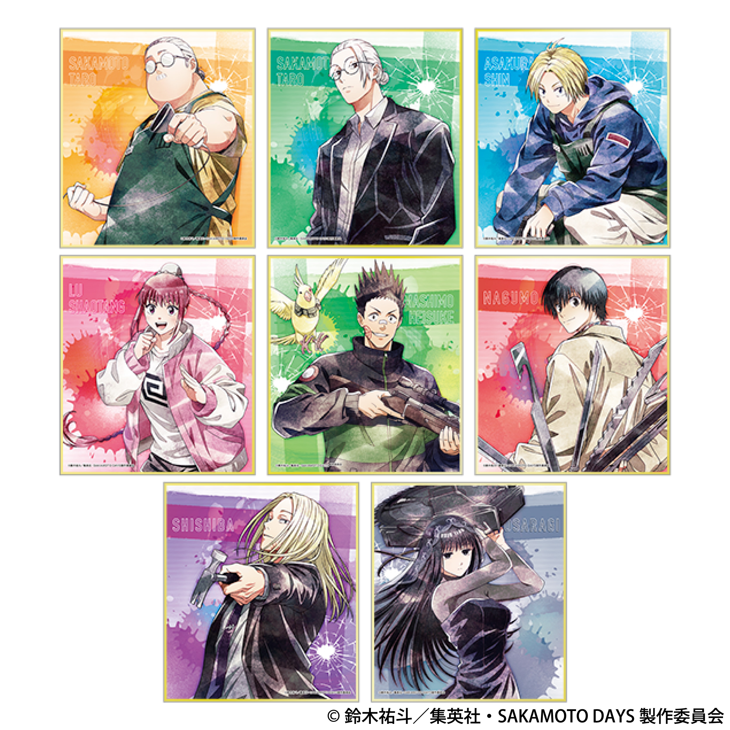 SAKAMOTO DAYS_ミニ色紙コレクション／Art-Pic　【BOX／8パック入り】