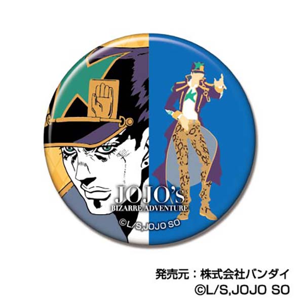 ジョジョの奇妙な冒険 ストーンオーシャン_CANバッジ 彩色影絵【BOX