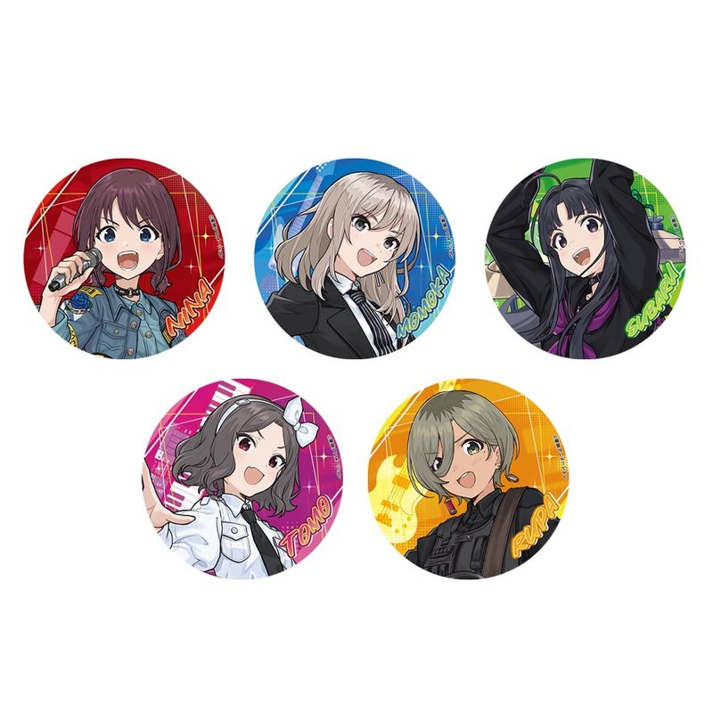 ガールズバンドクライ_ライブ衣装缶バッジコレクション【BOX／5個入り