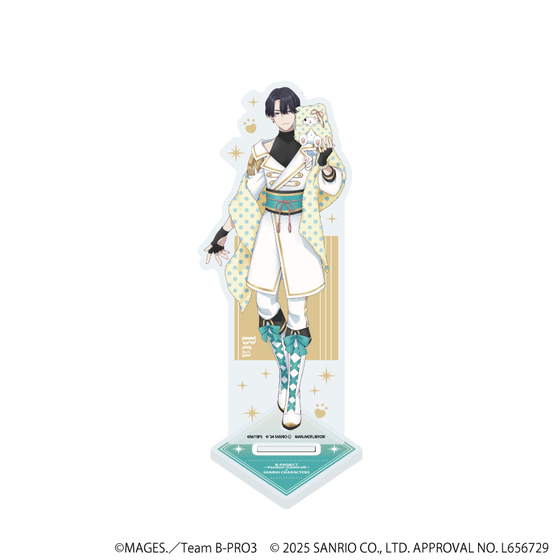B-PROJECT?熱烈＊ラブコール?×サンリオキャラクターズ_アクリルスタンド16/B太×まるもふびより(等身イラスト)