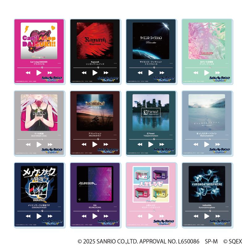 SHOW BY ROCK!!_アクリルカード37/CDジャケットデザイン BOX(全12種