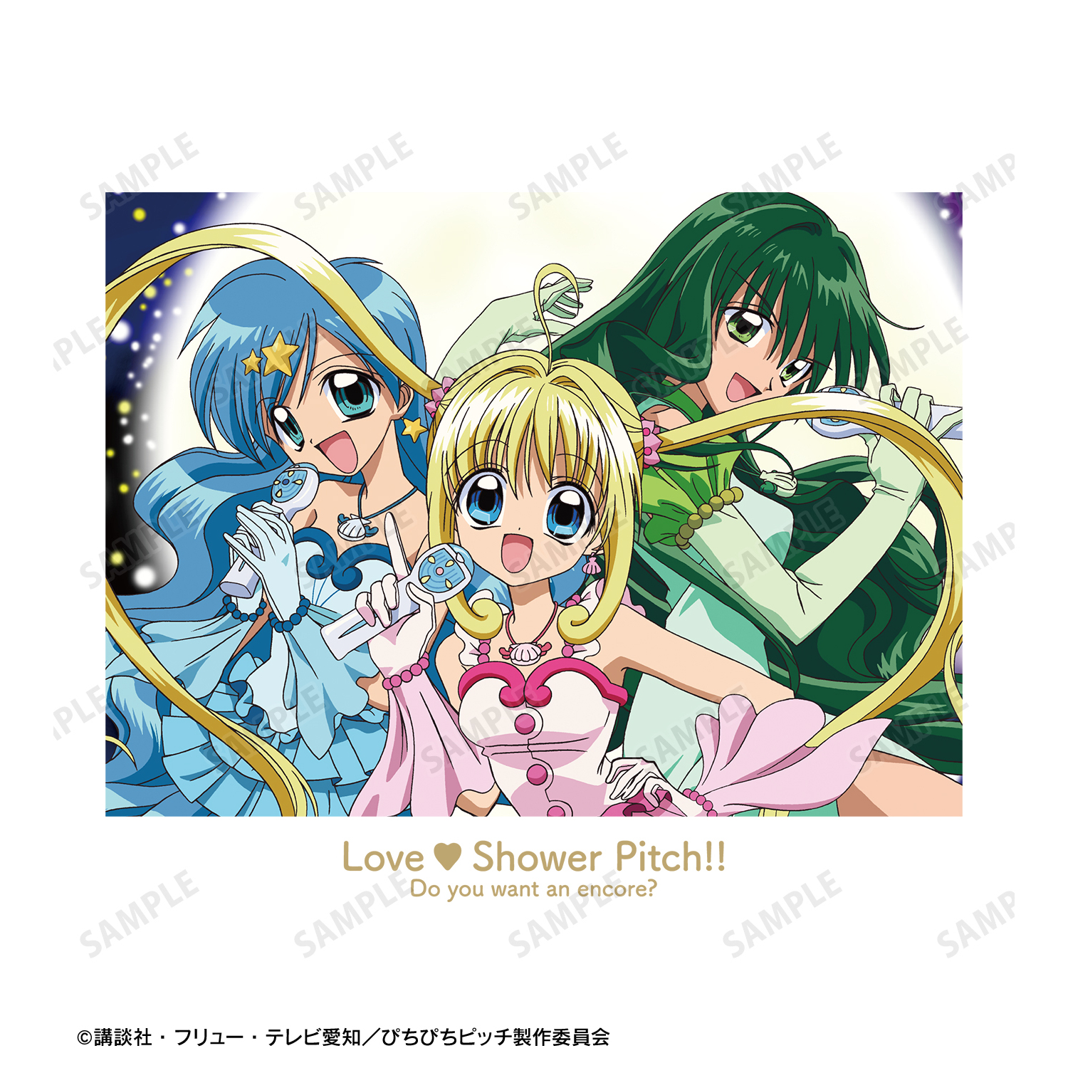 ぴちぴちピッチ るちあ 波音 リナ アクリルジオラマ まるくじ ぴちぴち