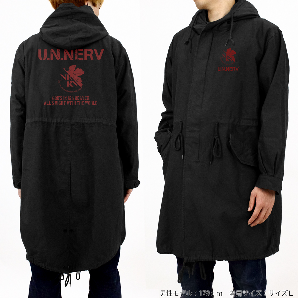 NERVのワンコくん専用 EVANGELION_Lサイズ_U.N.NERV M-51ジャケット/BLACK | 公式