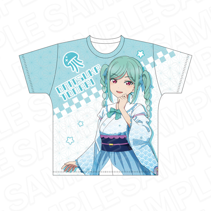 ラブライブ!スーパースター!!_フルグラフィックTシャツ 鬼塚冬毬 和風ドレス ver