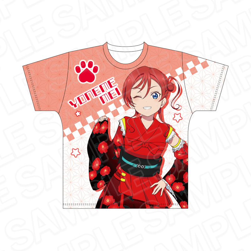 ラブライブ!スーパースター!!_フルグラフィックTシャツ 米女メイ 和風ドレス ver