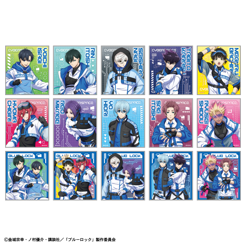 ブルーロック_トレーディングミニ色紙 サイバーパンク リバイバル　【BOX／15個入り】